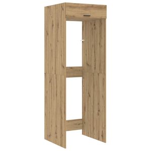 vidaXL Armario para lavadora Roble artisan 67,5 x 68 x 200 cm