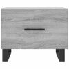 vidaXL Mesa de centro madera contrachapada gris Sonoma 50x50x40 cm