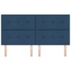 vidaXL Cabecero con cabecera Azul 180 cm Cuero sint&eacute;tico