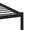 vidaXL Estructura de cama sin colchón metal roble Sonoma 193x203 cm