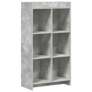 vidaXL Estanter&iacute;a Gris concreto 59 x 30 x 111 cm Madera de ingenier&iacute;a