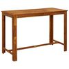 vidaXL Juego muebles de bar para jard&iacute;n 9 pzas madera maciza de acacia