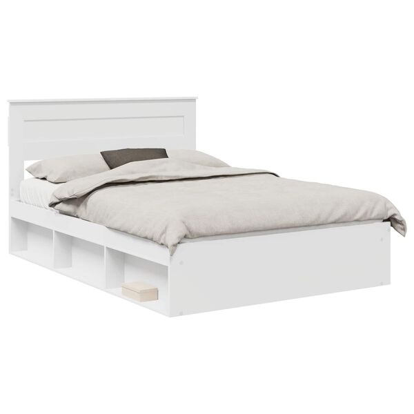 vidaXL Estructura de cama 140 x 190 cm Madera de pino macizo