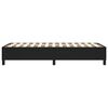 vidaXL Estructura de cama con somier cuero sint&eacute;tico negro 90x200 cm