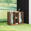 vidaXL Armario de Golf Liso Madera vieja 102 x 45 x 85,5 cm