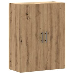 vidaXL Armario de pared madera ingenier&iacute;a marr&oacute;n roble 69,5x34x90 cm