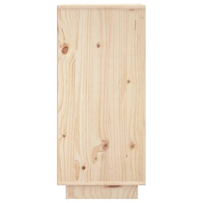 vidaXL Aparador de madera maciza de pino 31,5x34x75 cm