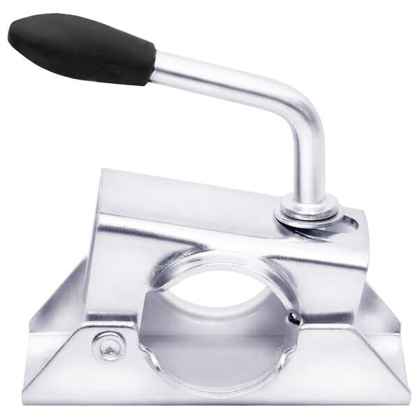 vidaXL Abrazadera para rueda jockey acero galvanizado 13,5x6,5x14 cm