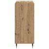 vidaXL Mueble para discos de vinilo Roble artisan 85 x 38 x 89 cm