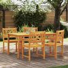 vidaXL Conjunto de Comedor de Jardín 5 pcs Marrón