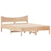 vidaXL Estructura de cama sin colch&oacute;n madera de pino maciza 120x200 cm