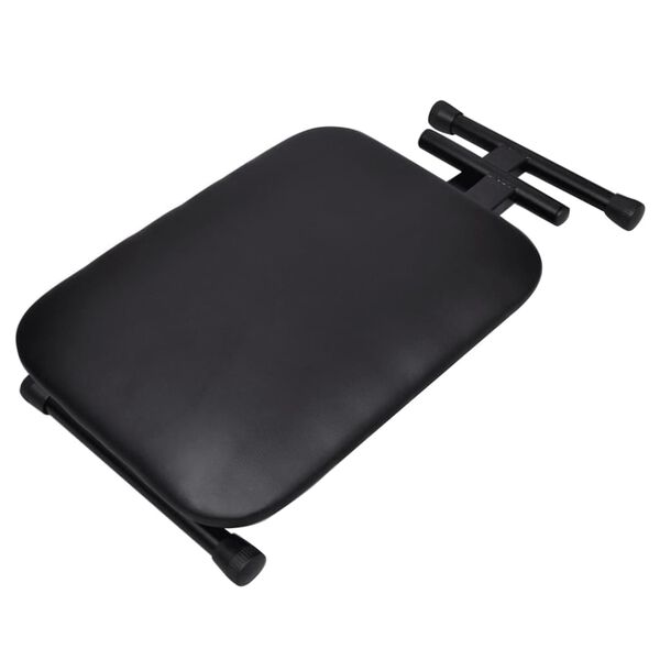 vidaXL Taburete para teclado y piano plegable