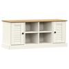 vidaXL Zapatero VIGO madera maciza de pino blanco 106x35x45 cm