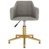 vidaXL Sillas de comedor giratorias 2 uds de terciopelo gris claro