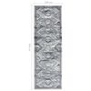 vidaXL Alfombra de pasillo BCF gris oriental 100x300 cm