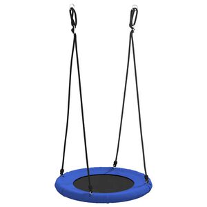 vidaXL Columpio nido Azul 100 x 100 x 180 cm Pl&aacute;stico