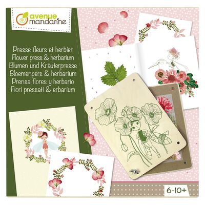 Avenue Mandarine Caja de creatividad Flower Press & Herbarium
