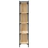vidaXL Librer&iacute;a 5 estantes madera ingenier&iacute;a roble Sonoma 76x32x158 cm