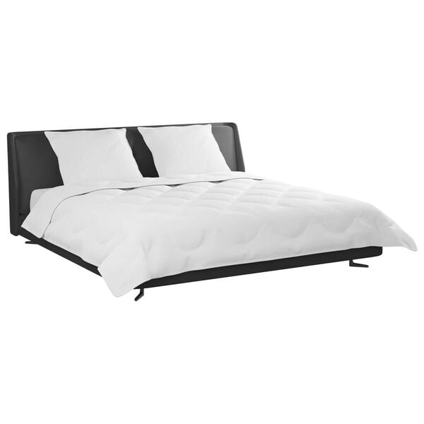 vidaXL Edred&oacute;n con almohada 3 pcs Microfibra