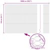 vidaXL Cerca Hexagonal Plateado 1,5 x 100 m Acero galvanizado