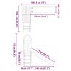 vidaXL Parque infantil de exterior madera de pino impregnada