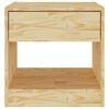 vidaXL Mesitas de noche 2 uds madera maciza de pino 40x31x40 cm