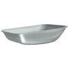 vidaXL Reemplazo de bandeja de carretilla Plateado 80 x 60 x 25 cm