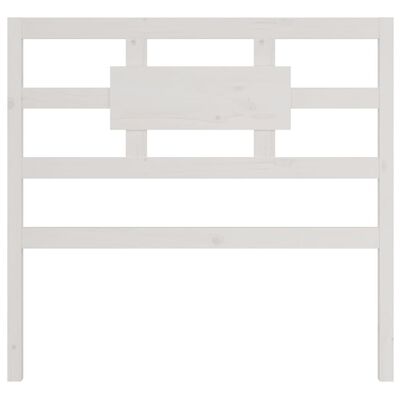 vidaXL Cabecero de cama madera maciza de pino blanco 95,5x4x100 cm