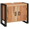vidaXL Mueble de lavabo Marr&oacute;n 71 x 33 x 58 cm Madera de Acacia S&oacute;lida