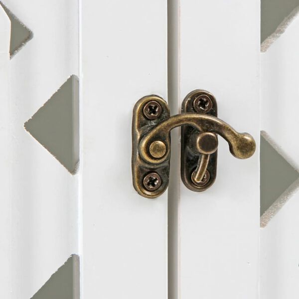 Kerbl Mueble arenero para gatos Helena 64x46x65 cm blanco 82662