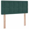 vidaXL Cama con almacenamiento Verde oscuro 100 x 200 cm Terciopelo