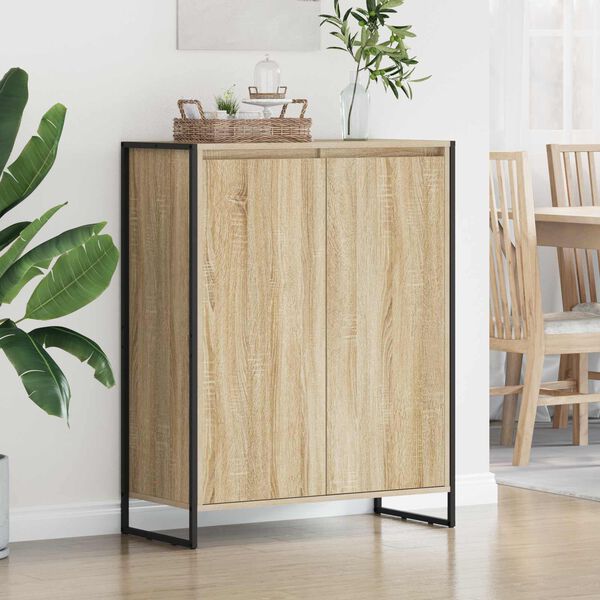 vidaXL Armario para Zapatos con almacenamiento Sonoma 79 x 36 x 100 cm