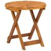 vidaXL Mesa de Bistr&oacute; Natural &Oslash;45 x 45 cm Madera de Acacia S&oacute;lida