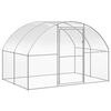 vidaXL Gallinero de exterior de acero galvanizado 3x24x2 m