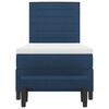 vidaXL Cama tipo Box Spring con colch&oacute;n Azul 100 x 200 cm tela