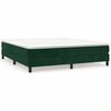 vidaXL Estructura Estructura de cama con somier verde oscuro 160x200cm