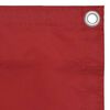 vidaXL Toldo para balcón tela oxford rojo 75x500 cm