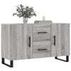 vidaXL Aparador de madera de ingeniería gris Sonoma 100x36x60 cm