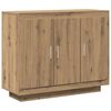 vidaXL Aparador de madera de ingenier&iacute;a roble artisan 92x35x75 cm