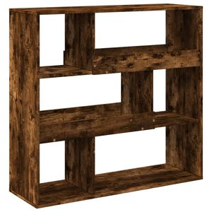vidaXL Estanter&iacute;a/divisor de espacios roble ahumado 100x33x94,5 cm