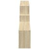 vidaXL Armario de pared madera de ingenier&iacute;a roble Sonoma 158x18x53 cm