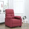 vidaXL Sill&oacute;n elevable tela rojo tinto
