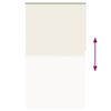 vidaXL Estor Enrollable Opaco Blanco Roto 120x210cm Tela Ancho 116,6cm