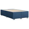 vidaXL Cama box spring con colch&oacute;n tela azul 120x200 cm