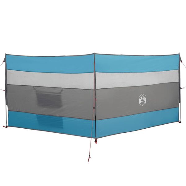 vidaXL Cortaviento de camping impermeable azul 340x130 cm