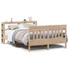 vidaXL Estructura de cama sin colch&oacute;n madera de pino blanca 140x200 cm