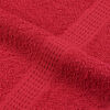 vidaXL Toallas de mano FROGN 10 uds rojo 50x100 cm 360 g/m&sup2;