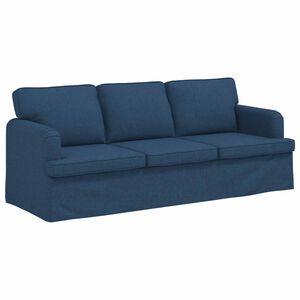vidaXL Sof&aacute; Azul 201 x 80 x 85 cm tela