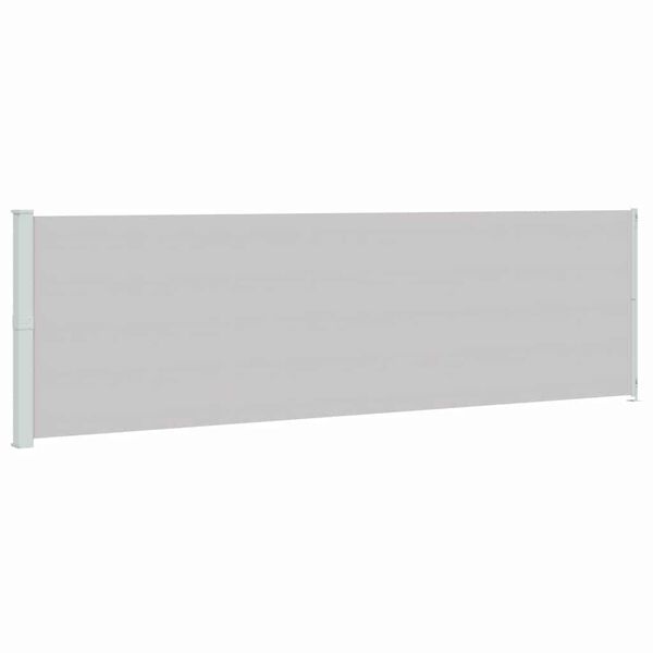 vidaXL Toldo lateral retr&aacute;ctil de jard&iacute;n gris 180x600 cm