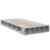 vidaXL Estructura de cama madera de ingenier&iacute;a gris hormig&oacute;n 100x200cm